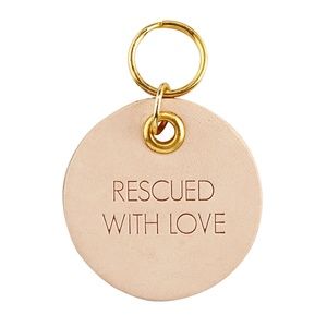 Santa Barbara Design Studio Rescued with Love Dog Tag